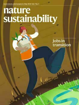 Nature Sustainability magazine, May 2024 Cover