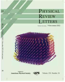 Physical Review Letters, December 2022 cover