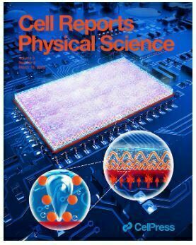 Cell Reports Physical Science, April 2022 cover